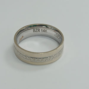 ARGOLLA ORO BLANCO 14 K 3.7 GRMS (SEMINUEVO)