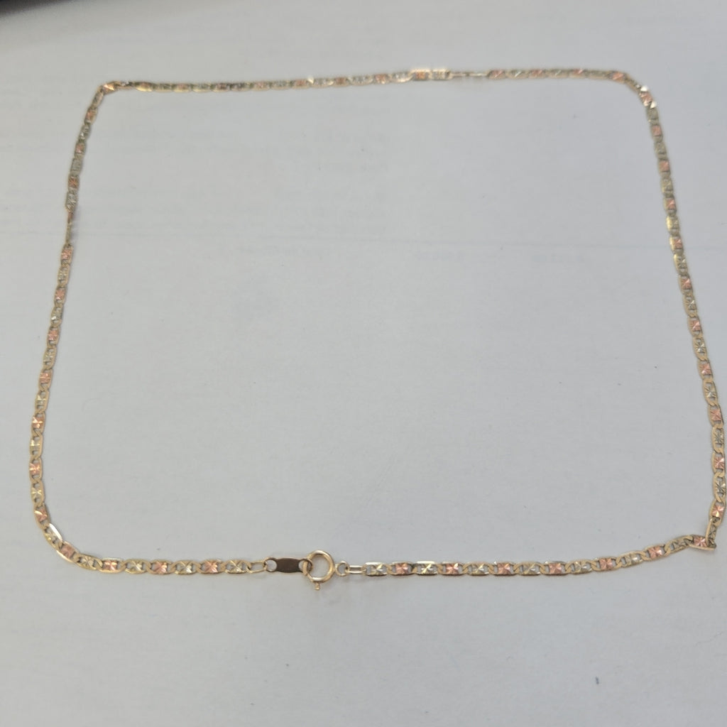 CADENA ORO COMBINADO 10 K 2.8 GRMS (SEMINUEVO)