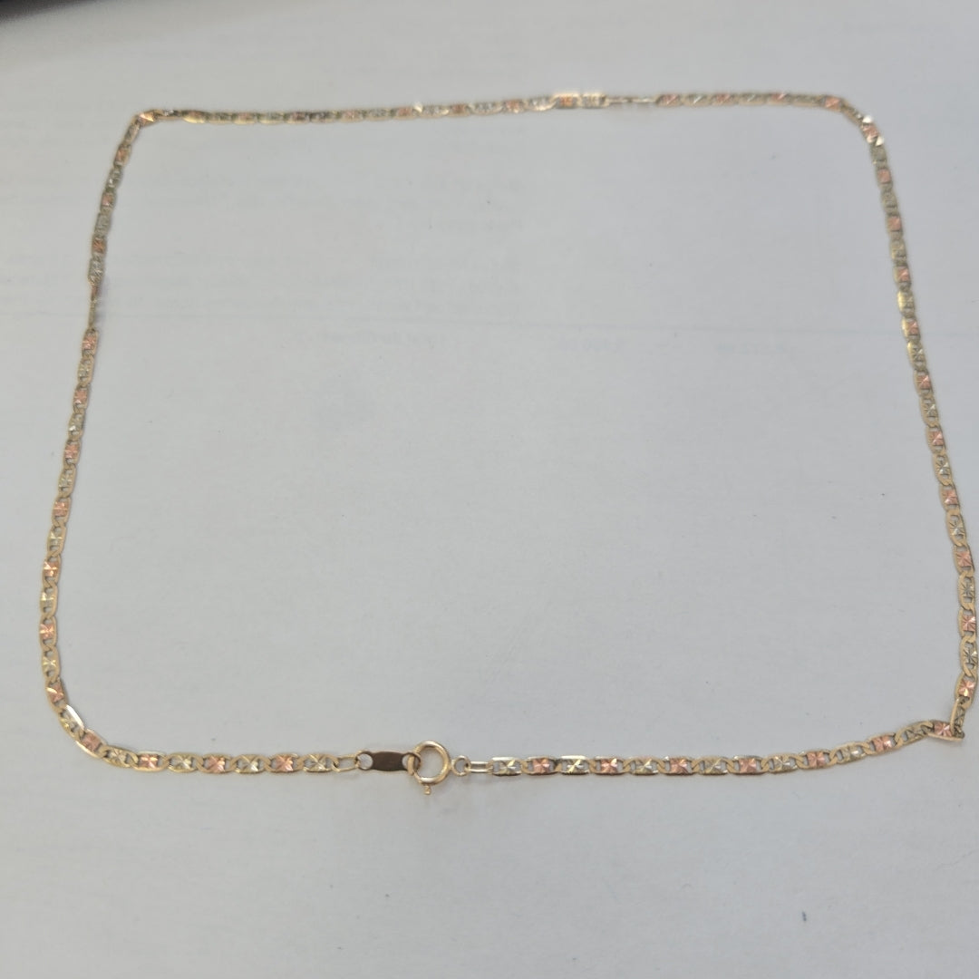 CADENA ORO COMBINADO 10 K 2.8 GRMS (SEMINUEVO)