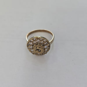 ANILLO ORO 10 K 2.8 GRMS (SEMINUEVO)