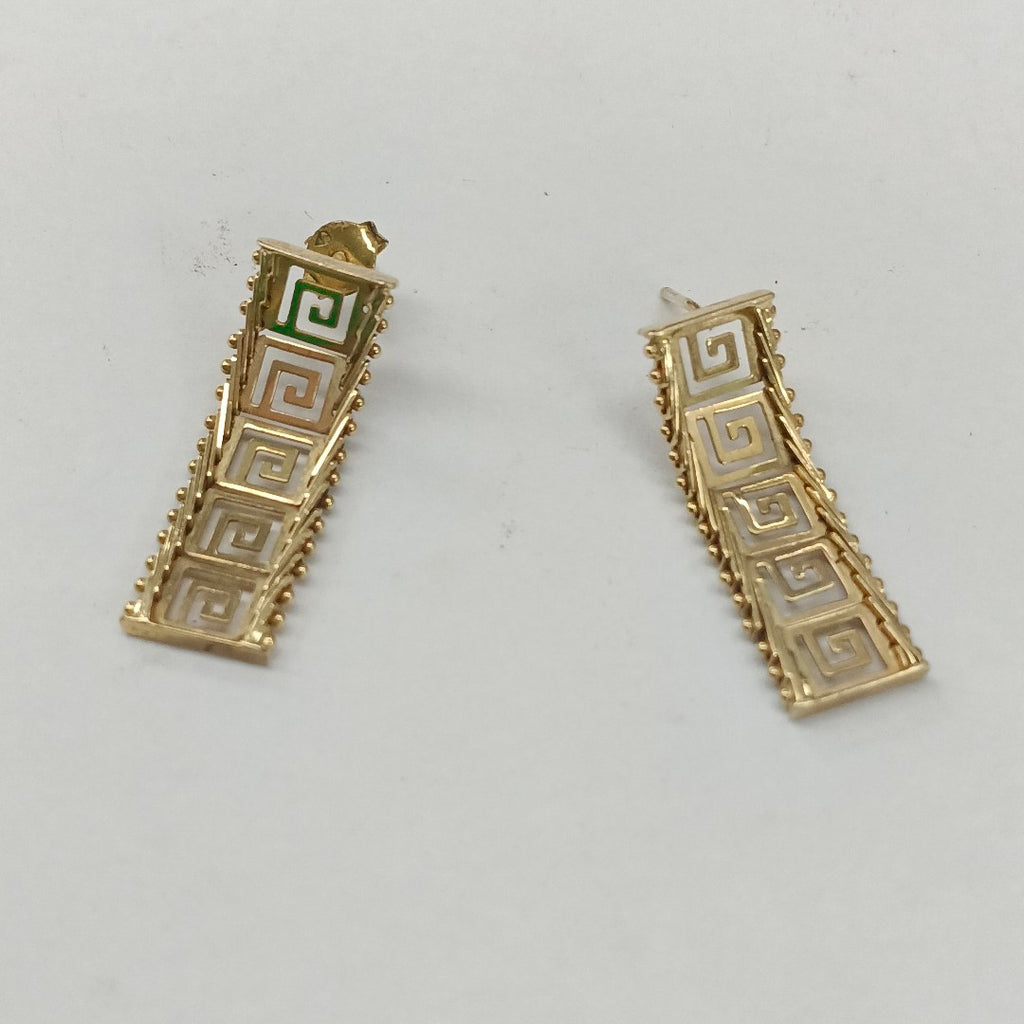 ARETES PAR ORO 14 K 3.4 GRMS (SEMINUEVO)