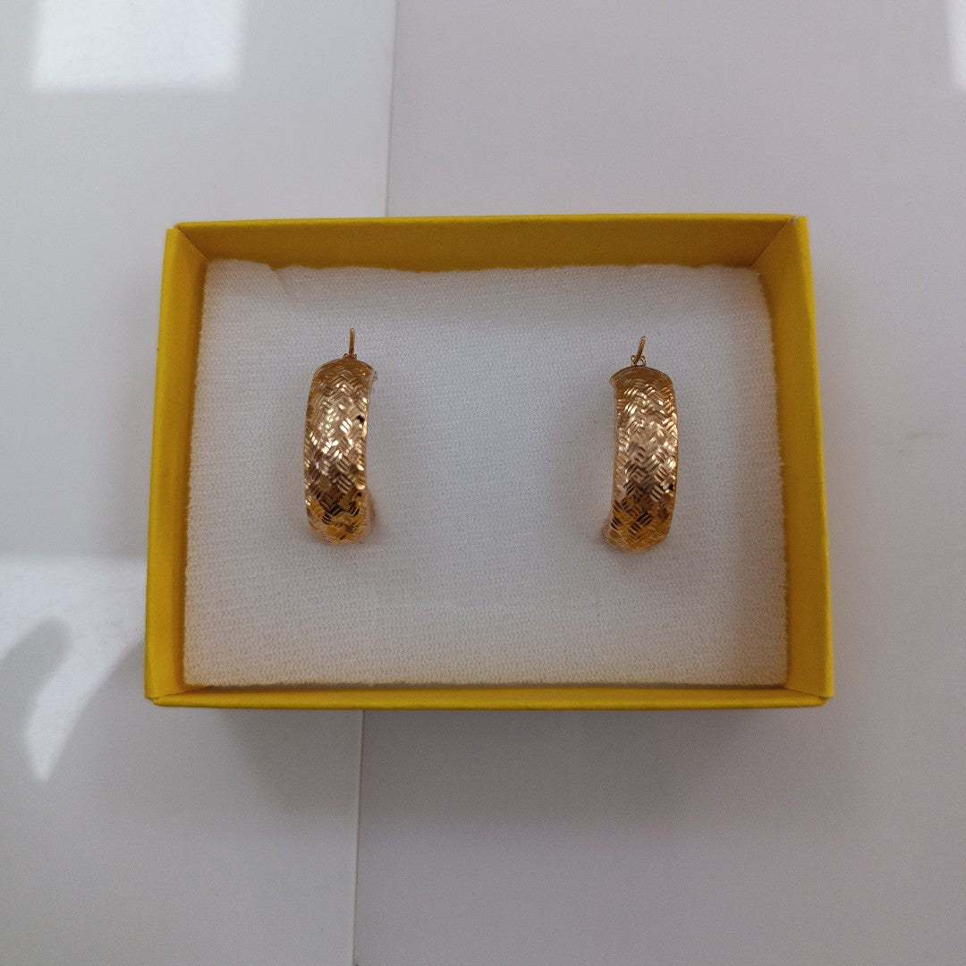 ARRACADAS PAR ORO 14 K 3.2 GRMS (SEMINUEVO)