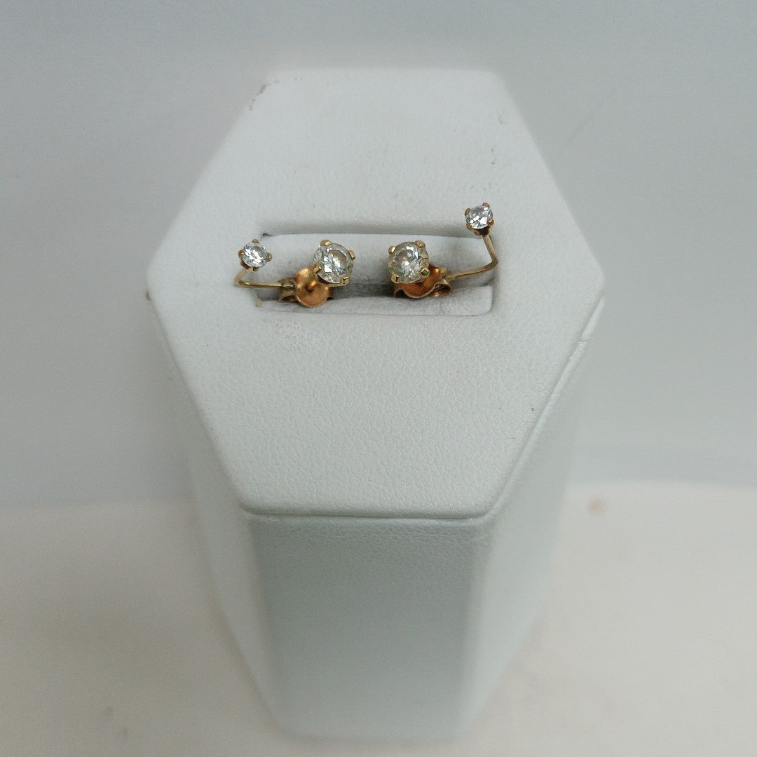 ARETES PAR ORO 10 K 0.9 GRMS (SEMINUEVO)