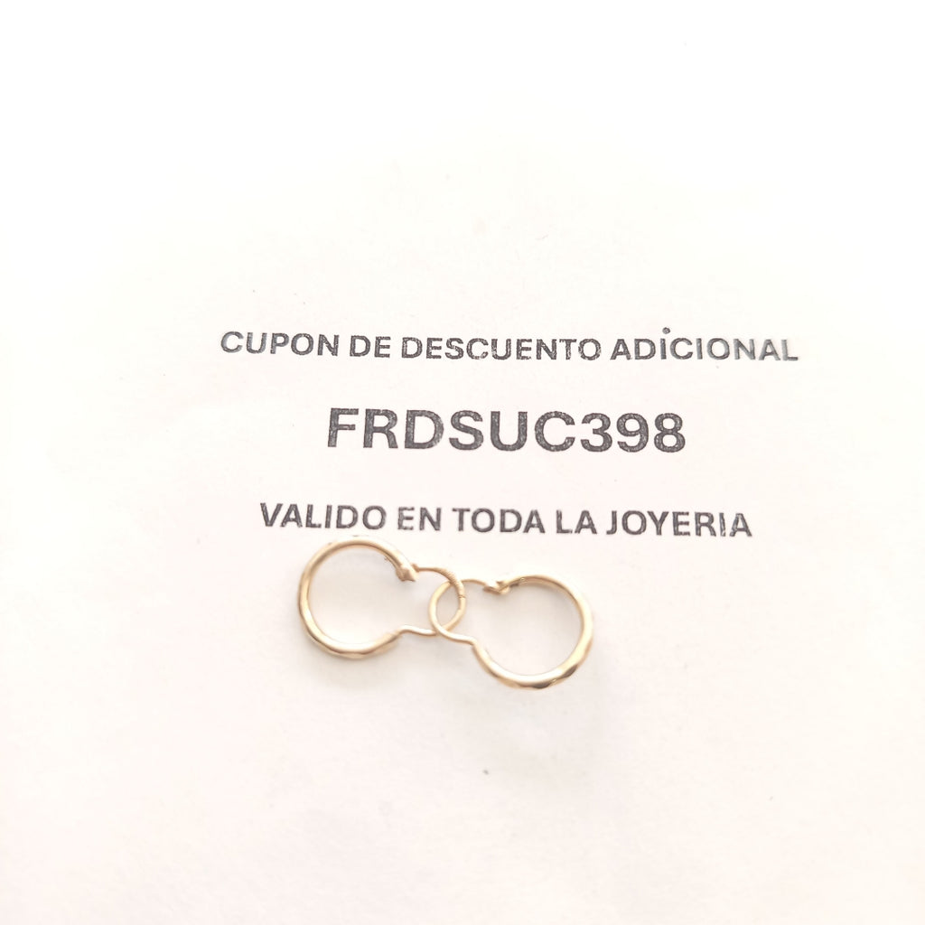 ARRACADAS PAR ORO 10 K 0.7 GRMS (SEMINUEVO)
