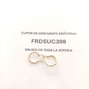 ARRACADAS PAR ORO 10 K 0.7 GRMS (SEMINUEVO)