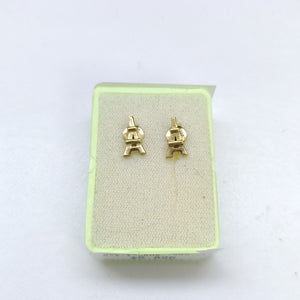 ARETES PAR ORO 10 K 1.1 GRMS (SEMINUEVO)
