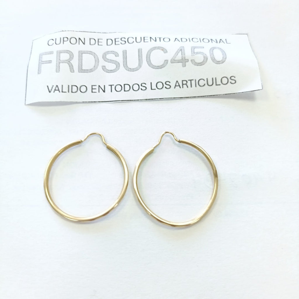 ARRACADAS PAR ORO 14 K 1,80 GRMS (SEMINUEVO)