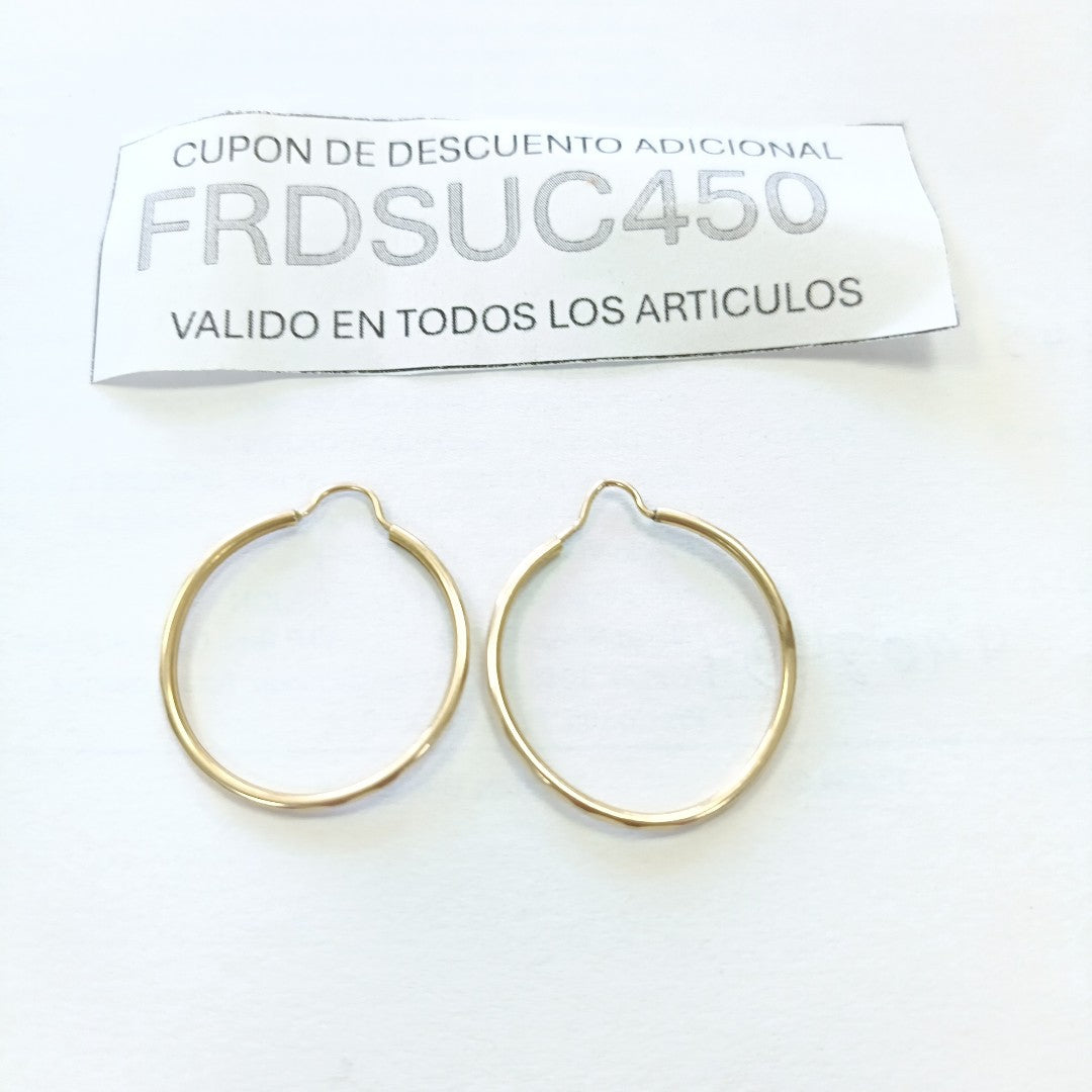 ARRACADAS PAR ORO 14 K 1,80 GRMS (SEMINUEVO)