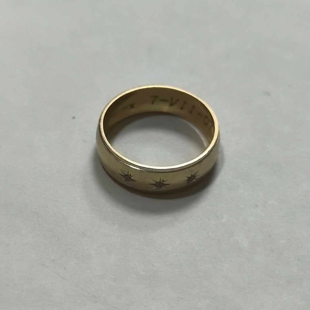 ARGOLLA ORO 14 K 2.8 GRMS (SEMINUEVO)