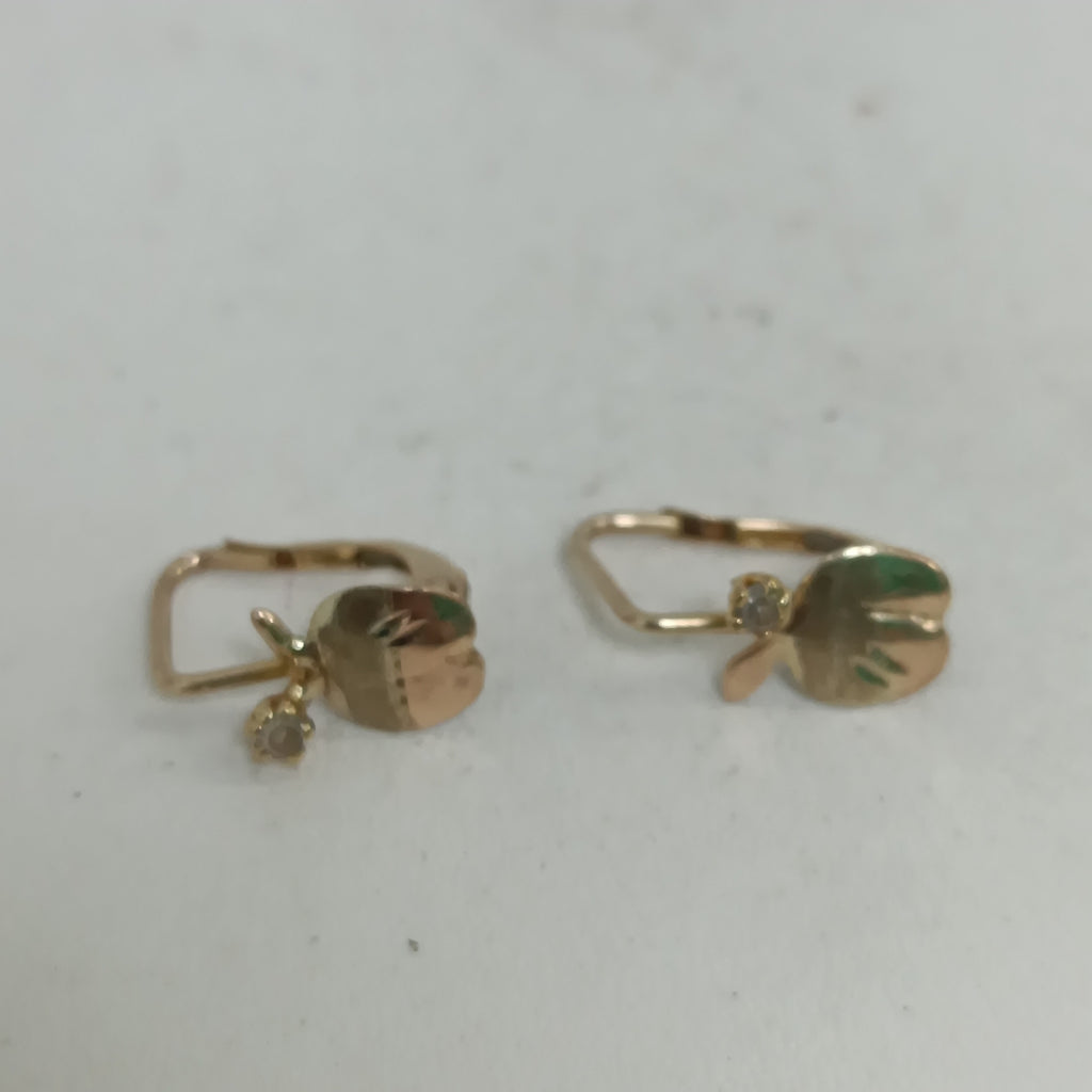 ARETES PAR ORO 10 K 1.1 GRMS (SEMINUEVO)