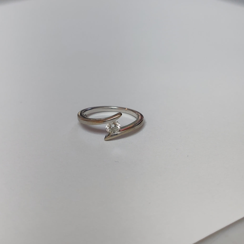 ANILLITO ORO BLANCO 14 K 2,50 GRMS (SEMINUEVO)