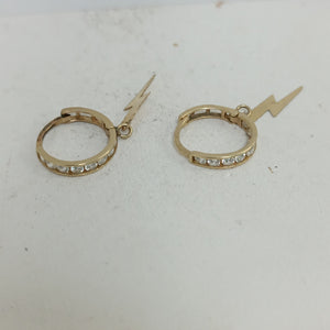 ARETES PAR ORO 14 K 1.4 GRMS (SEMINUEVO)