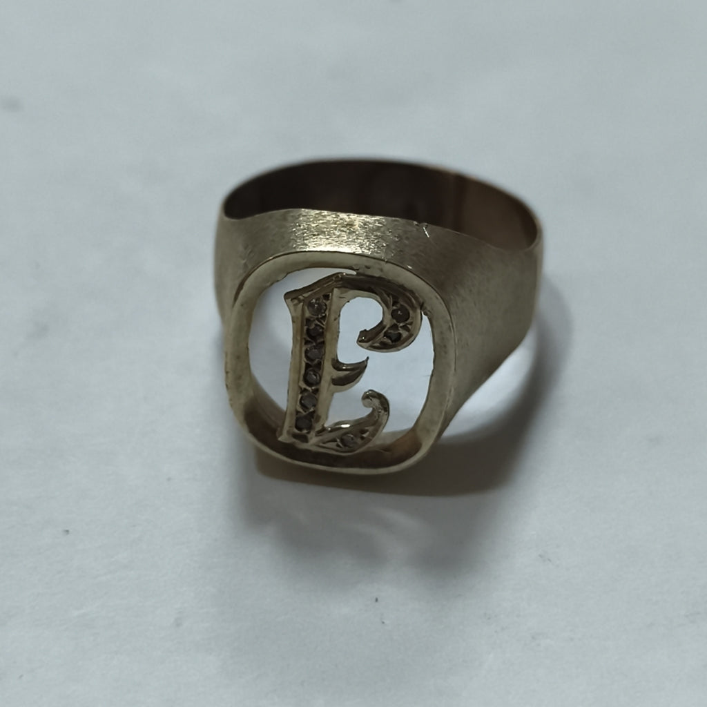 ANILLO ORO 10 K 5,50 GRMS (SEMINUEVO)