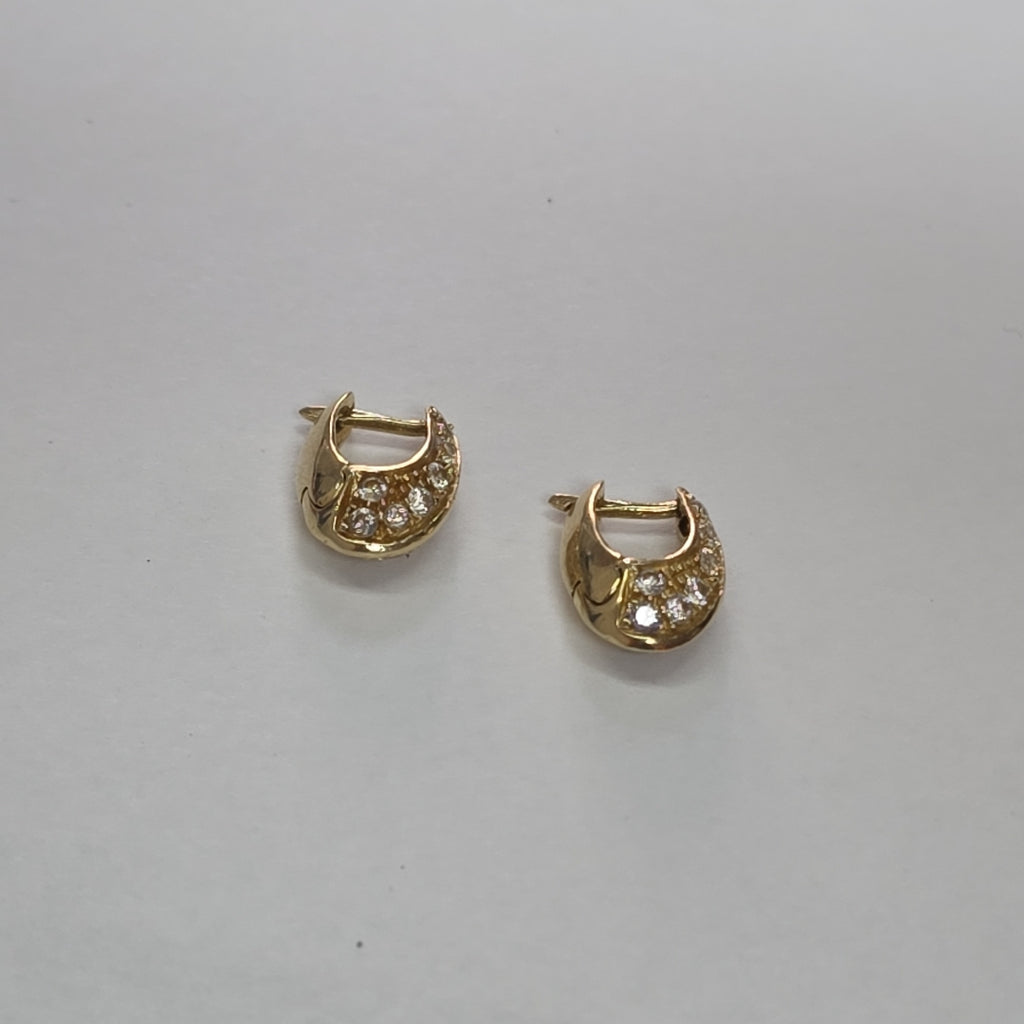 ARRACADAS PAR ORO 14 K 3,80 GRMS (SEMINUEVO)