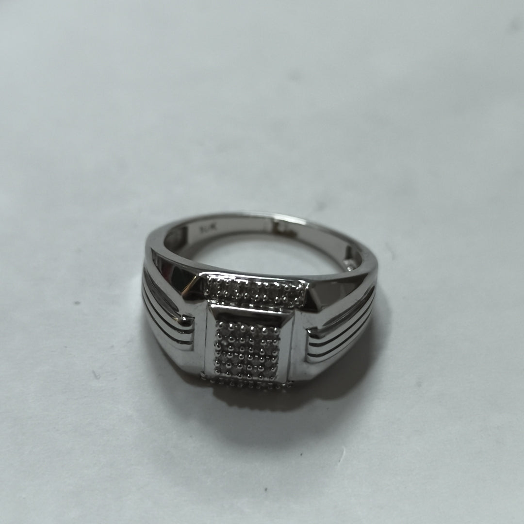 ANILLO ORO BLANCO 10 K 4,00 GRMS (SEMINUEVO)