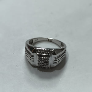 ANILLO ORO BLANCO 10 K 4,00 GRMS (SEMINUEVO)