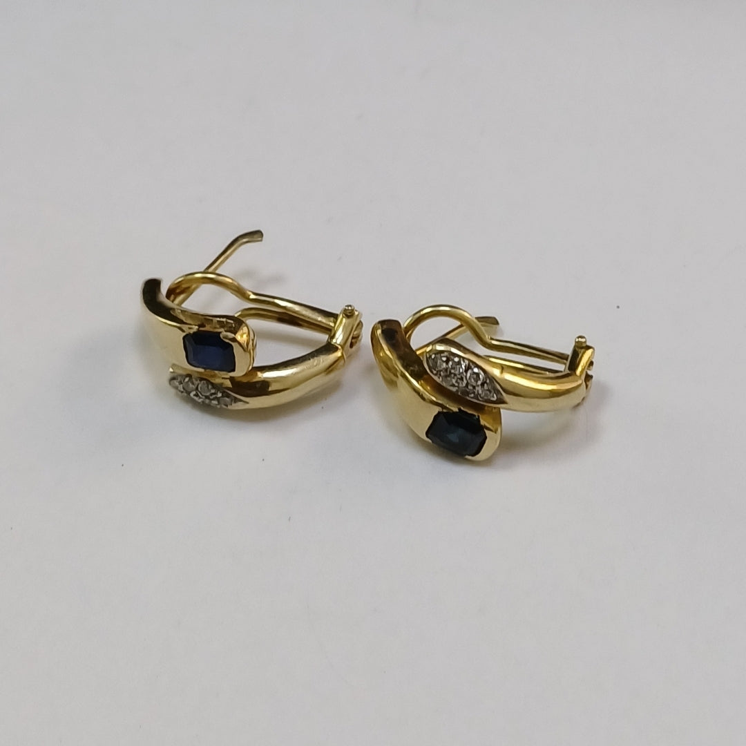 ARETES PAR ORO 14 K 8,80 GRMS (SEMINUEVO)