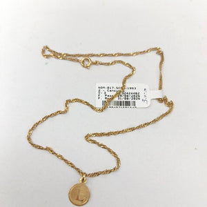 CADENA,DIJE ORO 18 K 4,20 GRMS (SEMINUEVO)