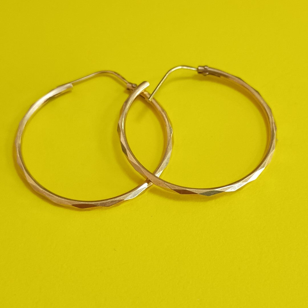 ARRACADAS PAR ORO 14 K 1.7 GRMS (SEMINUEVO)