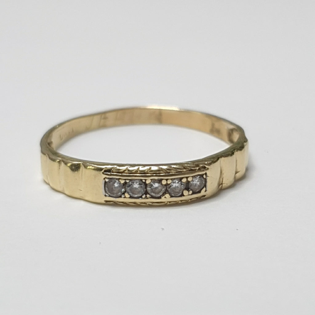 ANILLO ORO 10 K 2.1 GRMS (SEMINUEVO)