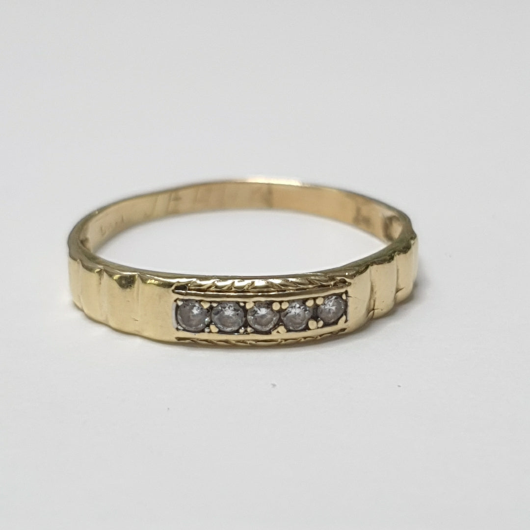 ANILLO ORO 10 K 2.1 GRMS (SEMINUEVO)