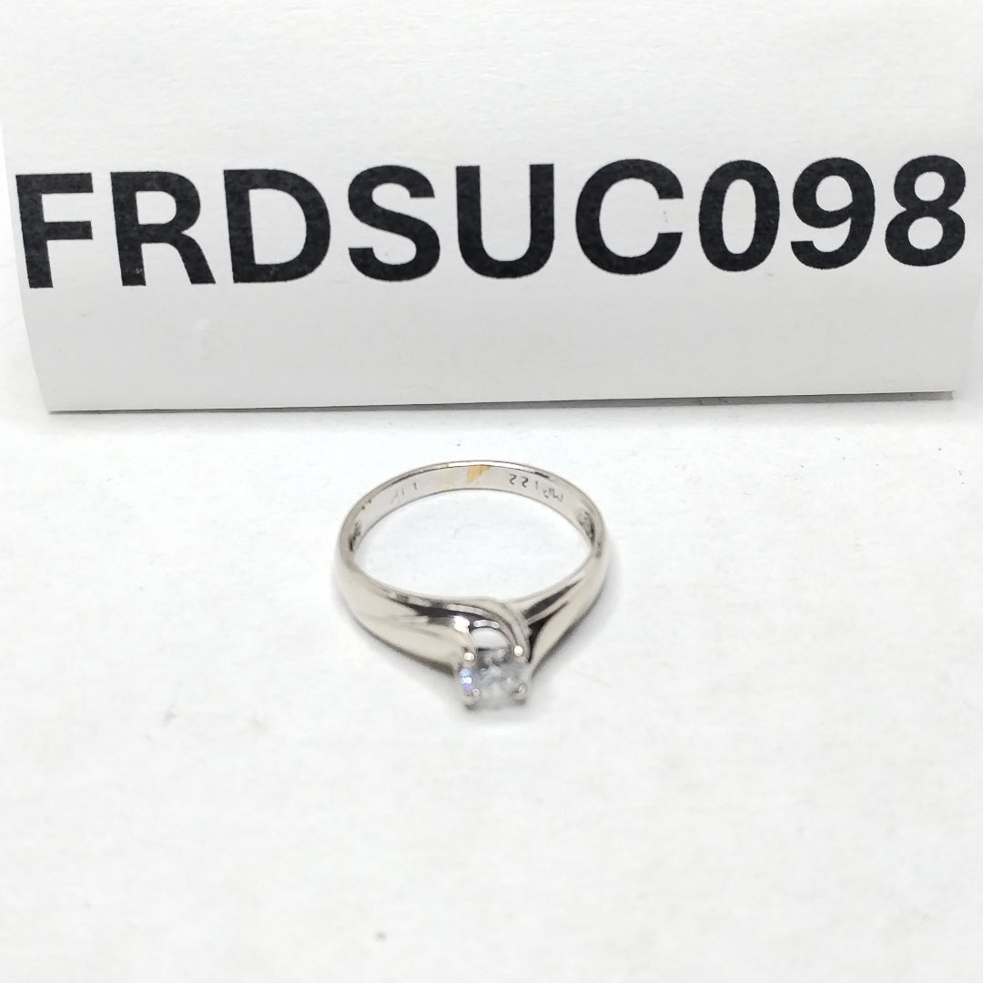 ANILLITO ORO, ORO BLANCO 14 K 2.3 GRMS (SEMINUEVO)