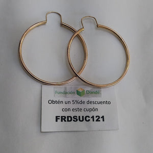 ARRACADAS PAR ORO 8 K 5,20 GRMS (SEMINUEVO)