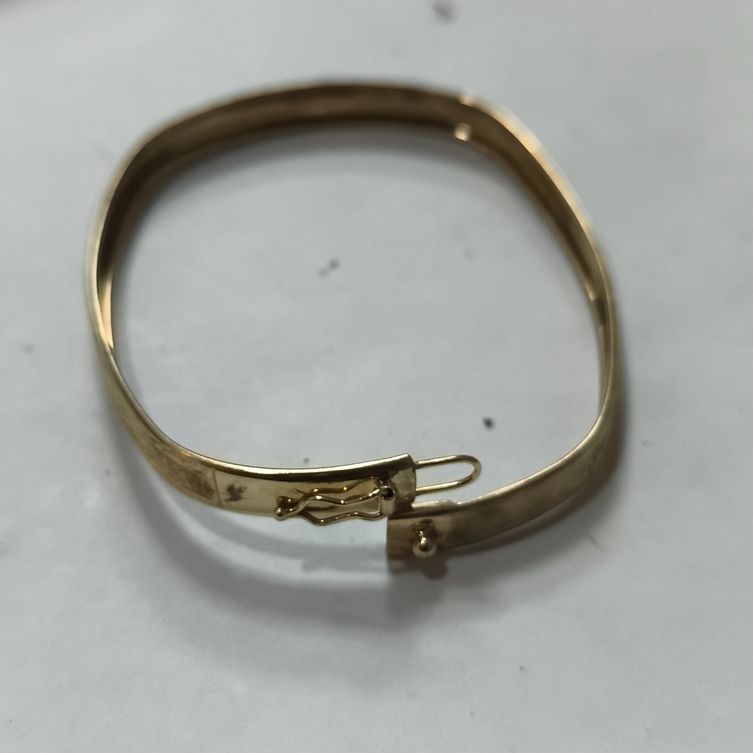 PULSERA RIGIDA ORO 10 K 5,70 GRMS (SEMINUEVO)