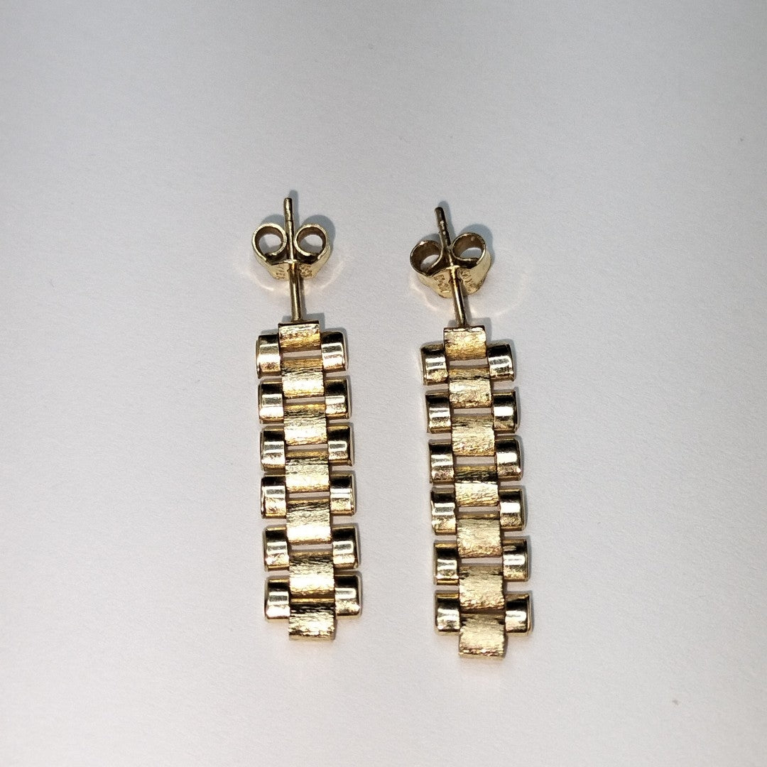 ARETES PAR ORO 14 K 2,60 GRMS (SEMINUEVO)