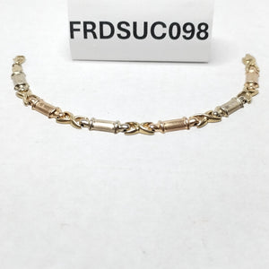 PULSERA ORO, ORO COMBINADO 14 K 5.8 GRMS (SEMINUEVO)
