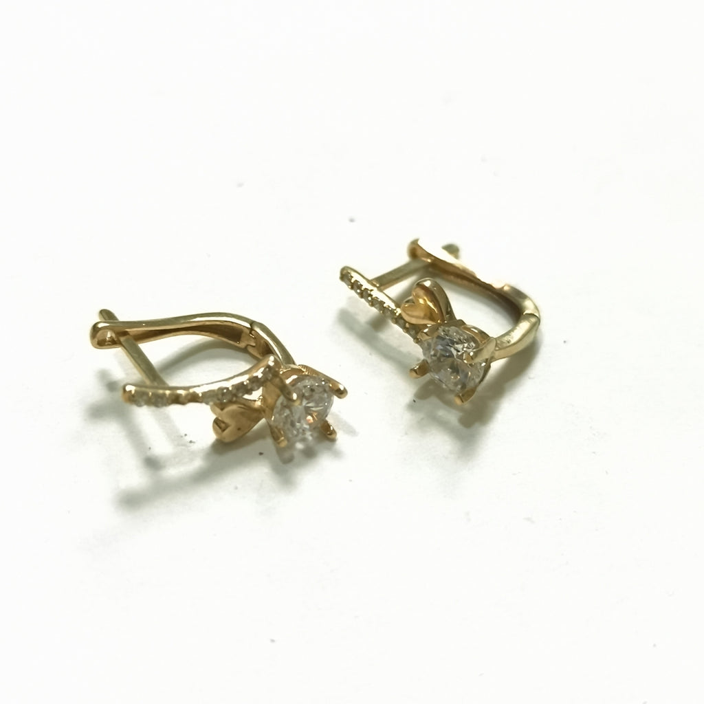 ARRACADAS PAR ORO 10 K 2,50 GRMS (SEMINUEVO)