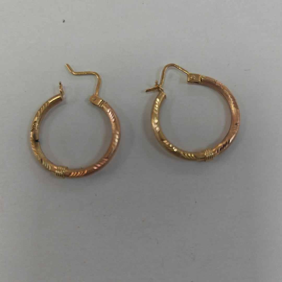 ARRACADAS PAR ORO 14 K 3,10 GRMS (SEMINUEVO)