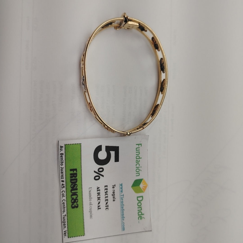 BRAZALETE ORO,RODIADO 14 K 11,40 GRMS (SEMINUEVO)