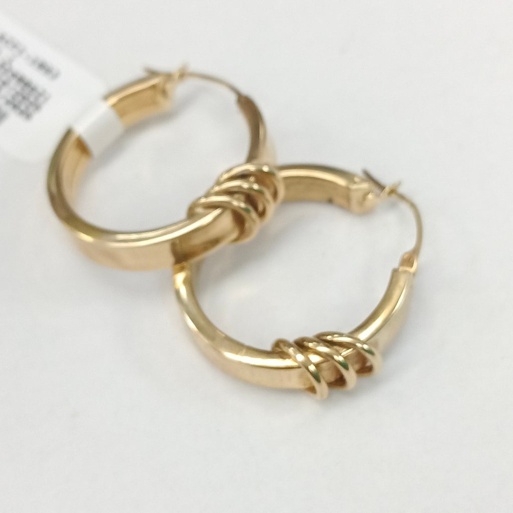 ARRACADAS PAR ORO 14 K 6.8 GRMS (SEMINUEVO)