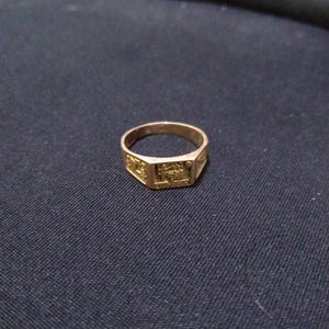 ANILLO DE GRADUACIÓN ORO 10 K 2,60 GRMS (SEMINUEVO)