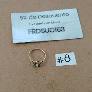 ANILLO ORO 8 K 1.6 GRMS (SEMINUEVO)