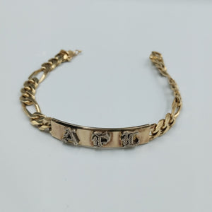 ESCLAVA ORO,PLATA 14 K 33,90 GRMS (SEMINUEVO)