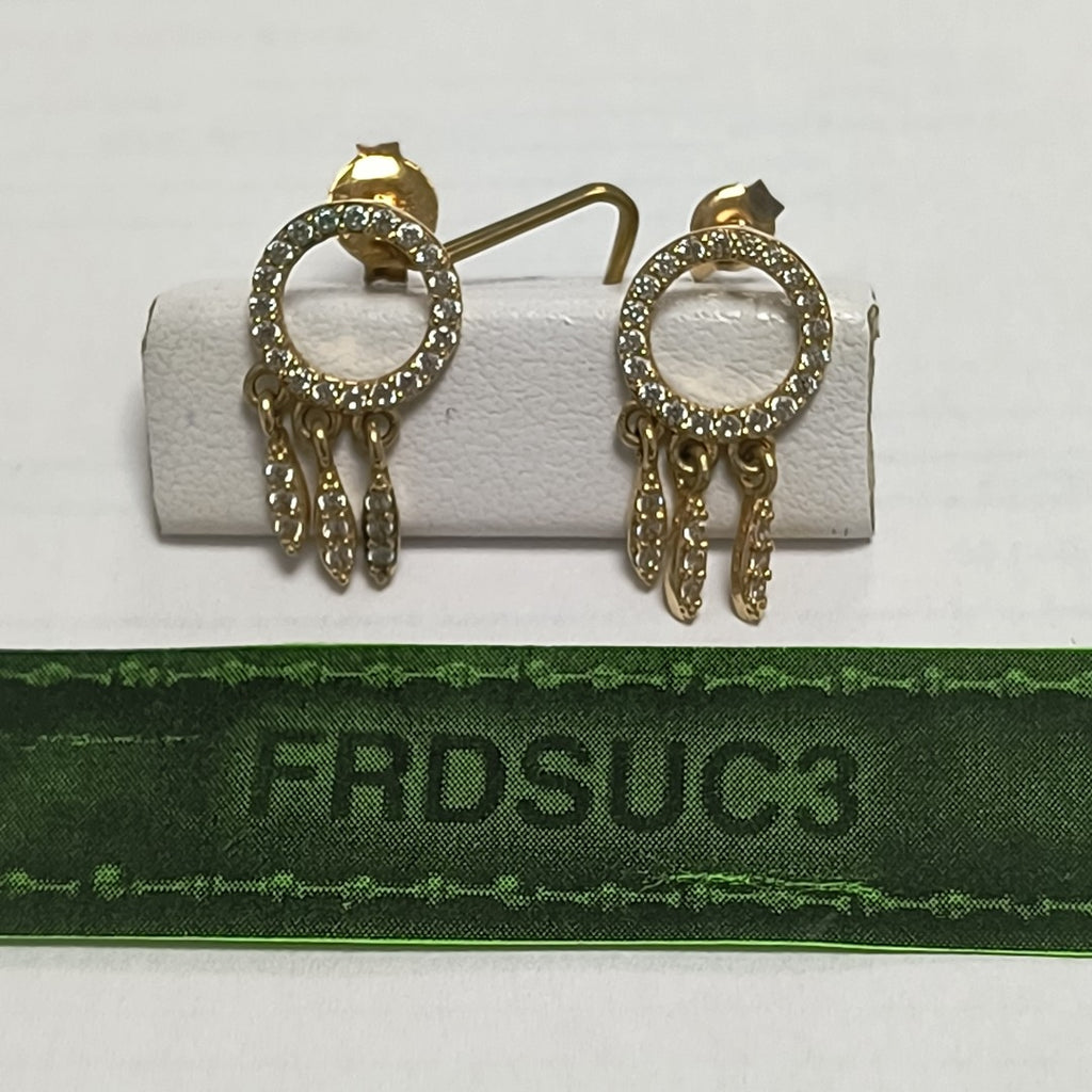 BROQUELES PAR ORO 14 K 2 GRMS (SEMINUEVO)