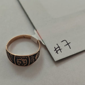 ANILLO DE GRADUACIÓN ORO 8 K 1,70 GRMS (SEMINUEVO)
