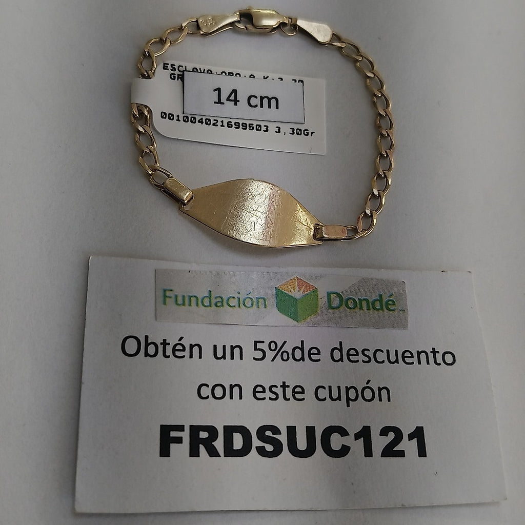 ESCLAVA ORO 8 K 3,30 GRMS (SEMINUEVO)