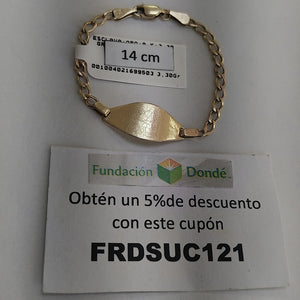 ESCLAVA ORO 8 K 3,30 GRMS (SEMINUEVO)