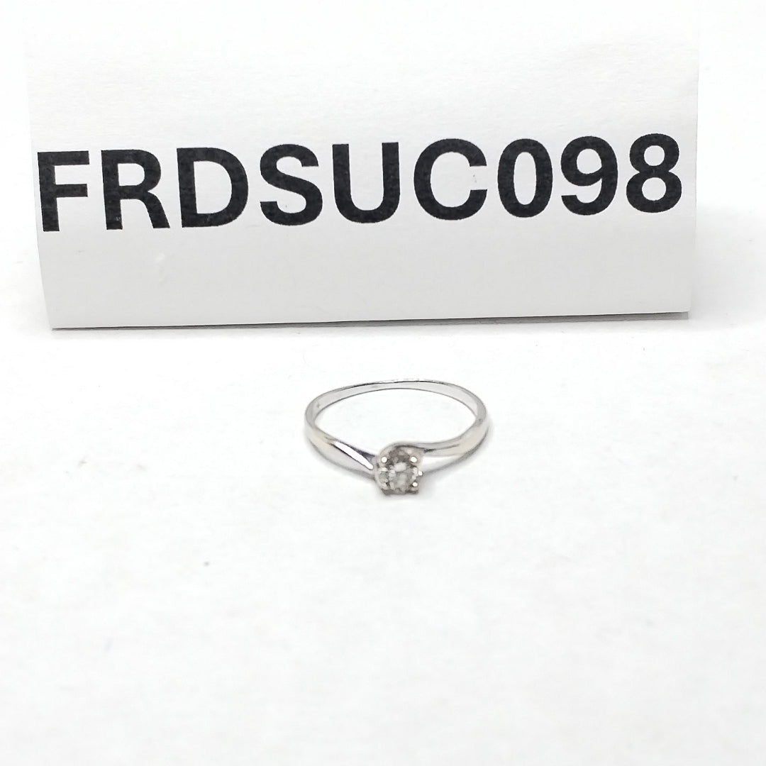 ANILLITO ORO BLANCO 14 K 1.1 GRMS (SEMINUEVO)