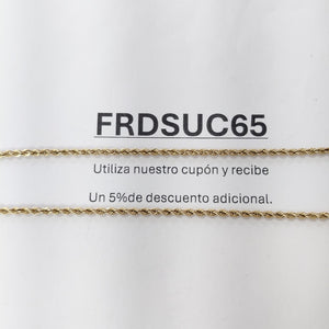 CADENA ORO 10 K 2.5 GRMS (SEMINUEVO)