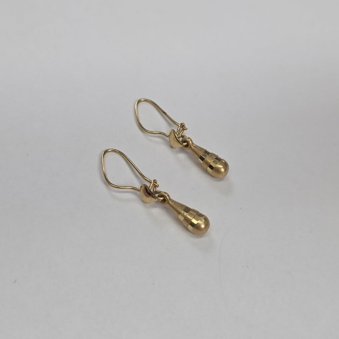 ARETES PAR ORO 14 K 1,40 GRMS (SEMINUEVO)