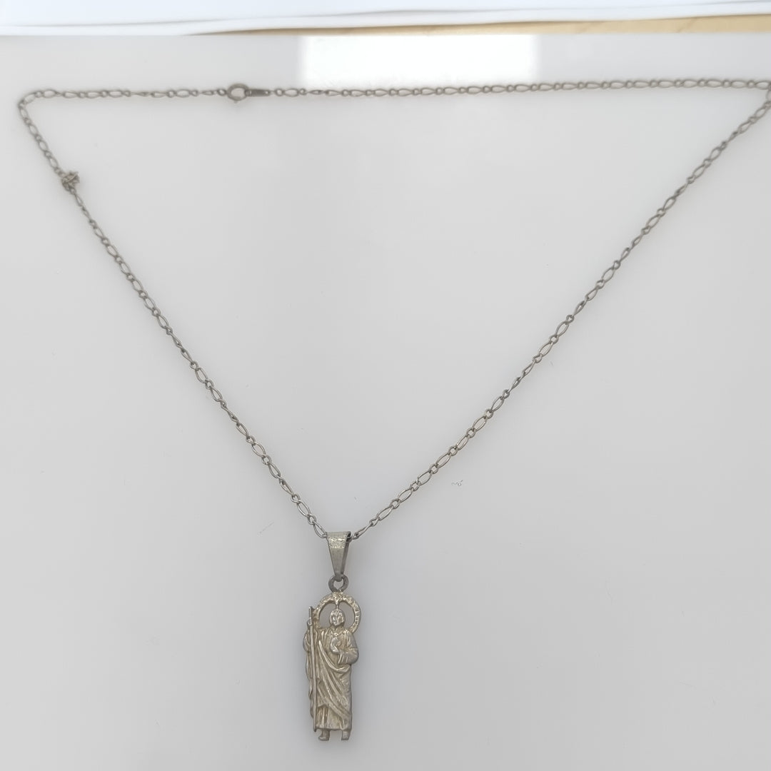 CADENA, DIJE PLATA 5.5 GRMS (SEMINUEVO)