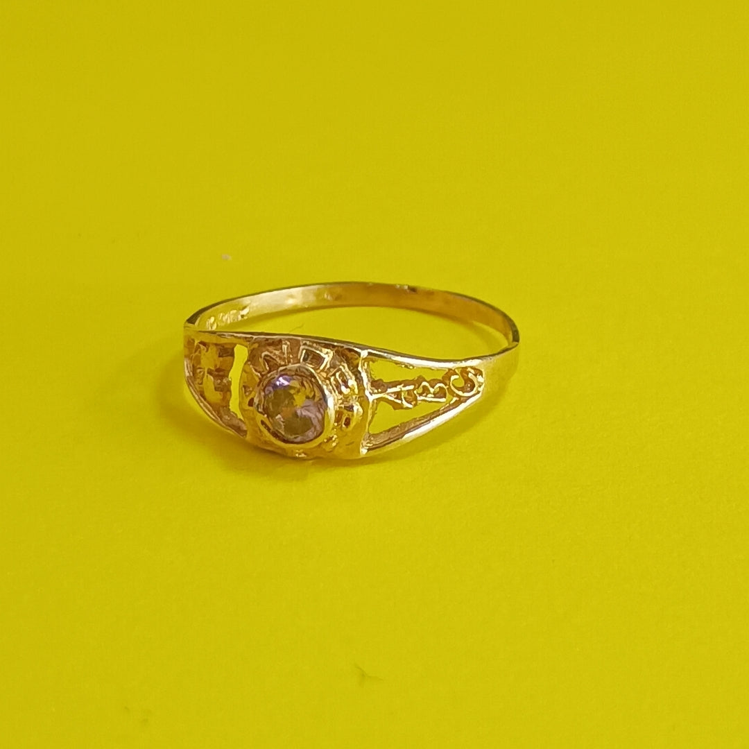 ANILLO ORO 10 K 0.9 GRMS (SEMINUEVO)