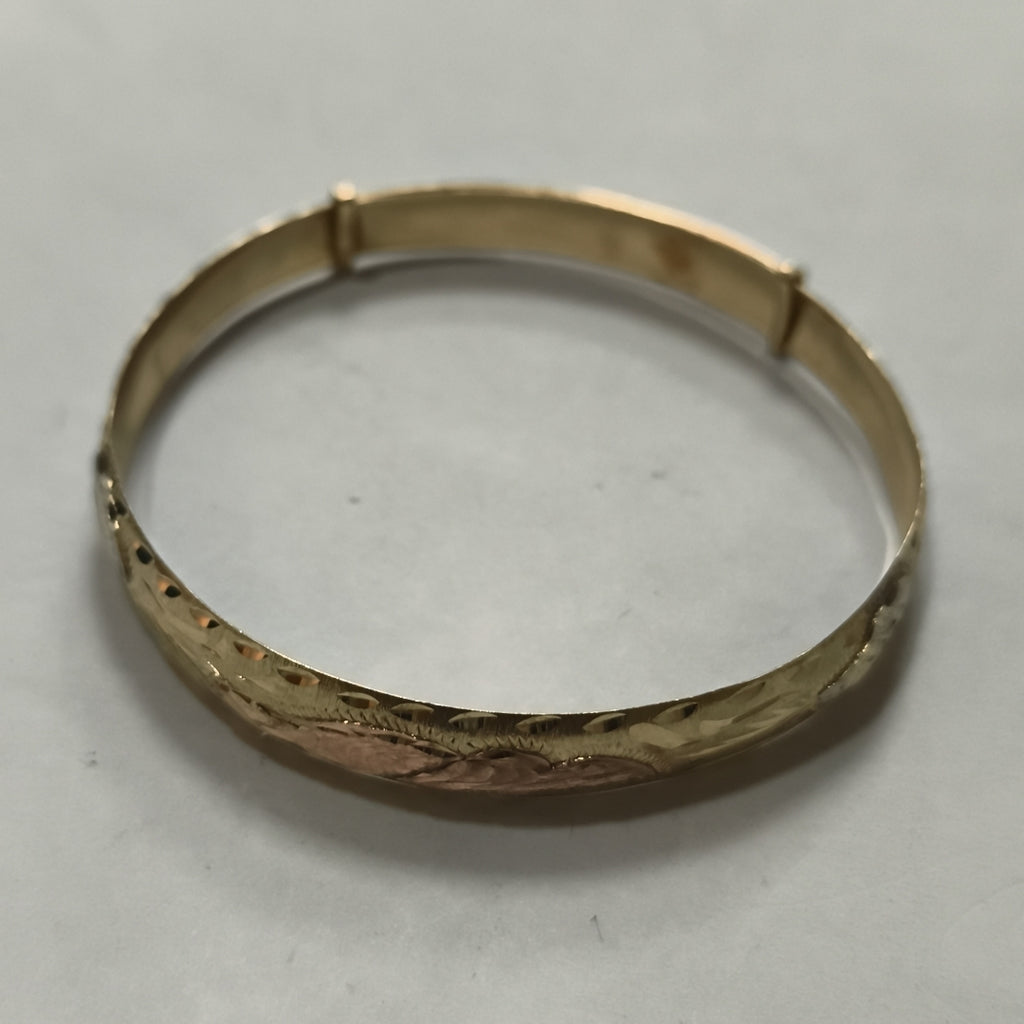 PULSERA RIGIDA ORO 10 K 7,90 GRMS (SEMINUEVO)