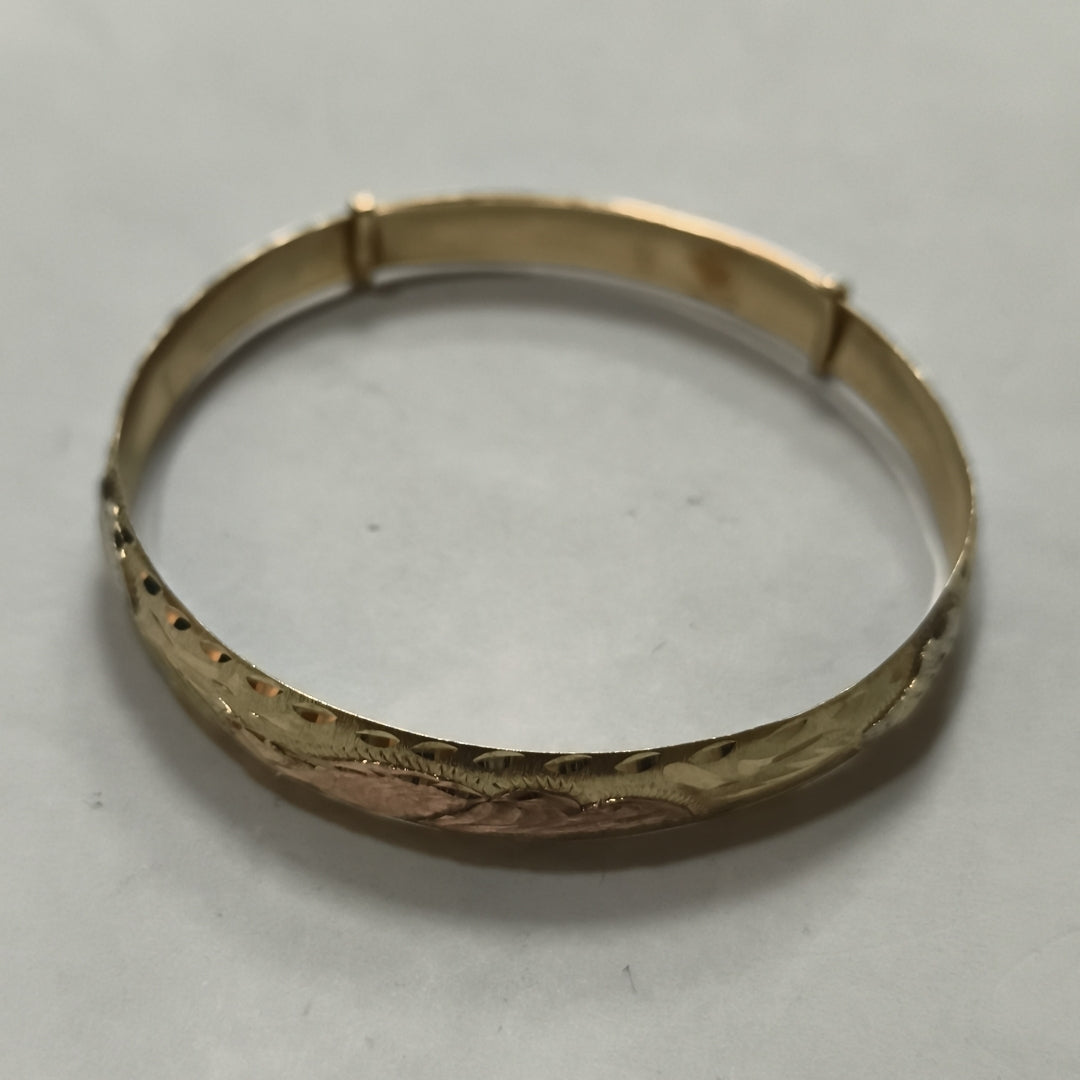 PULSERA RIGIDA ORO 10 K 7,90 GRMS (SEMINUEVO)
