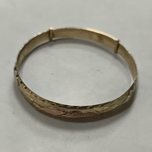 PULSERA RIGIDA ORO 10 K 7,90 GRMS (SEMINUEVO)