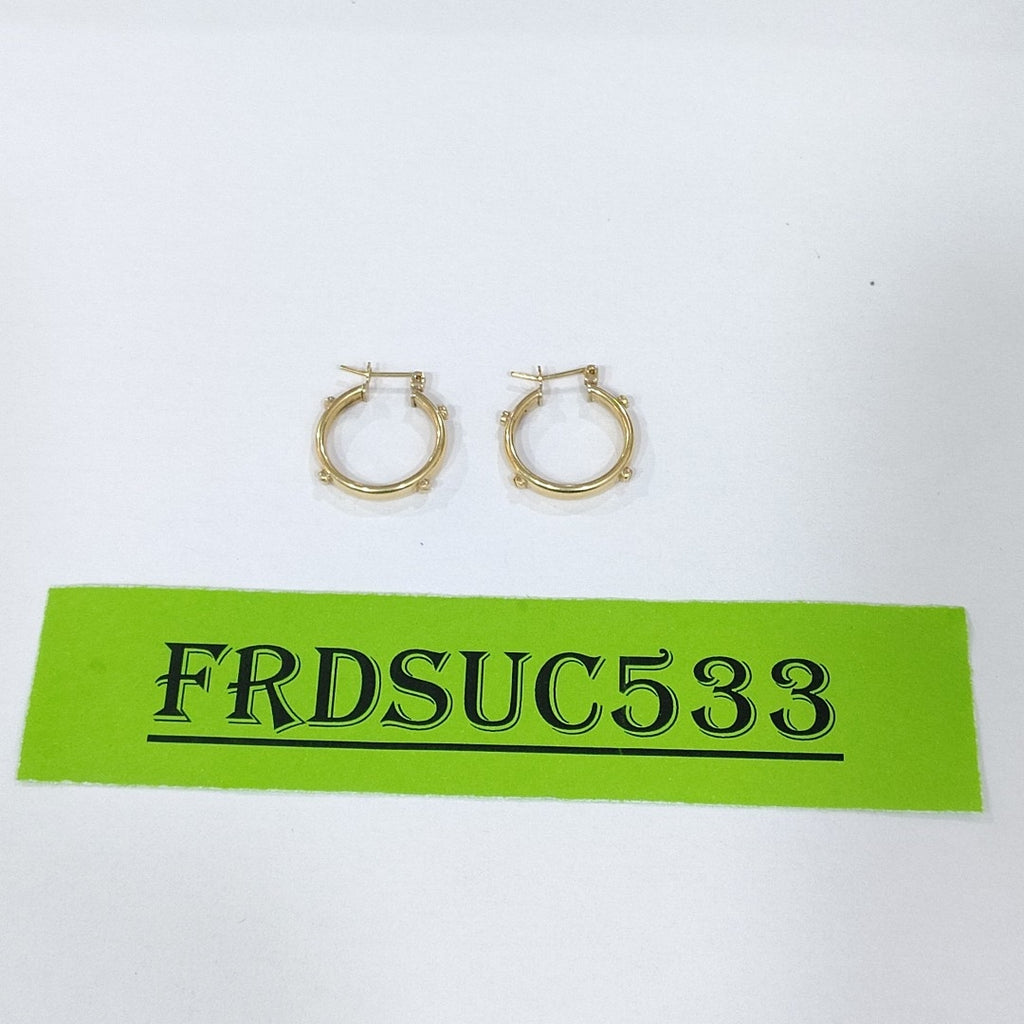 ARRACADAS PAR ORO 14 K 3.1 GRMS (SEMINUEVO)